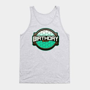 Birthday Guy (logo round green) Tank Top